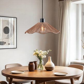 Lampa wisząca z naturalnego sznura - Artigo