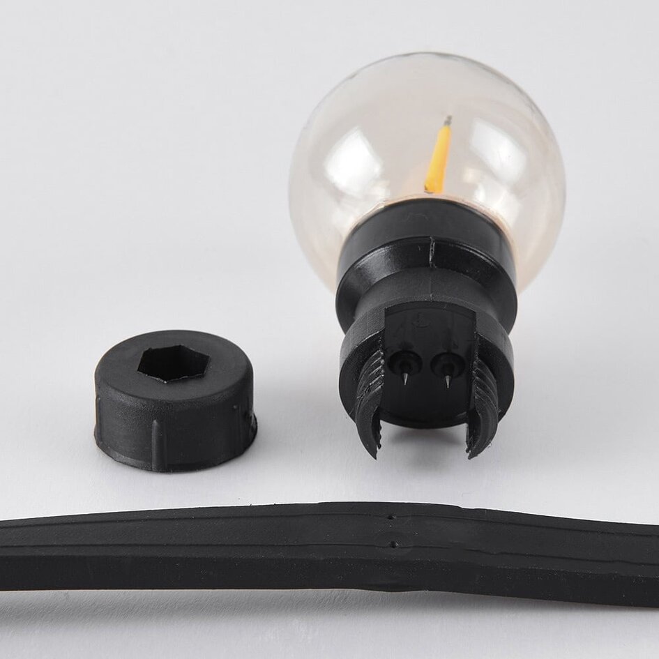 Lampka do girland - 2W, ściemnialne, żarnik trójkątny (bez gniazdka E27)
