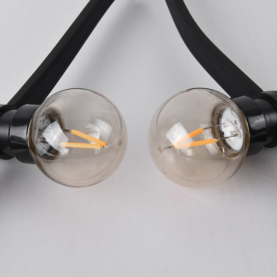 2W Girlanda świetlna zewnętrzna z trójkątnymi lampami LED - Opcja ściemnialna