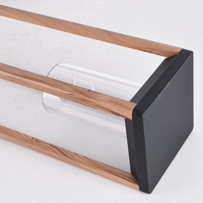 Lampa stojąca zewnętrzna Paca, 80 cm - imitacja drewna