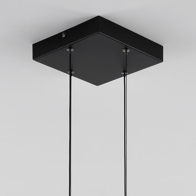 Nowoczesna lampa wisząca Carre z diodami LED 3-stopniowo ściemnialnymi