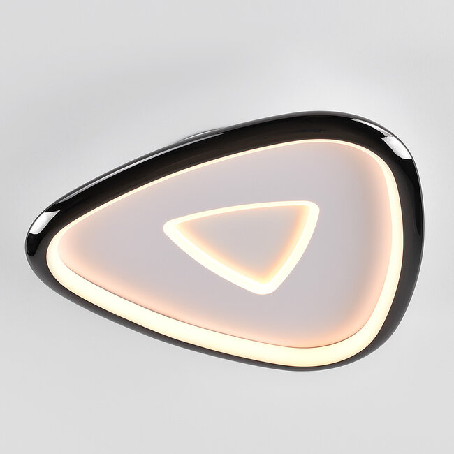 Lampa sufitowa Cellu z 3-stopniowym ściemnianiem w czarnym chromie