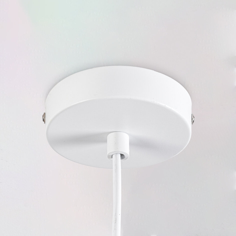 Nowoczesna lampa wisząca z tkaniny Ø60 - Floral