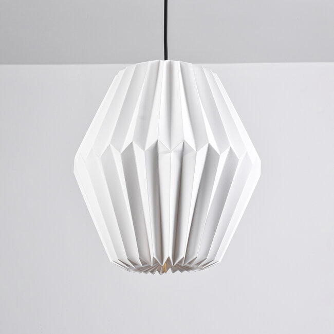 Papierowa lampa wisząca biała - Berlian