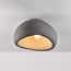 Lampa sufitowa Stone Craft Wabi Sabi – szary motyw kamienia, 48 x 38 cm