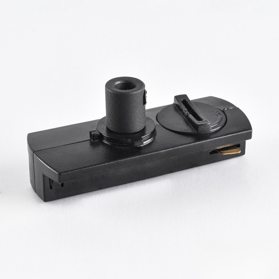 Adapter do lampy wiszącej na szynę 1-fazową - czarny