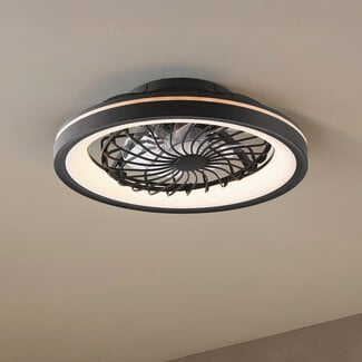 Wentylator sufitowy ze ściemnialnymi diodami LED i funkcją RGB - Flow