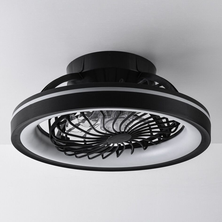 Wentylator sufitowy ze ściemnialnymi diodami LED i funkcją RGB - Flow