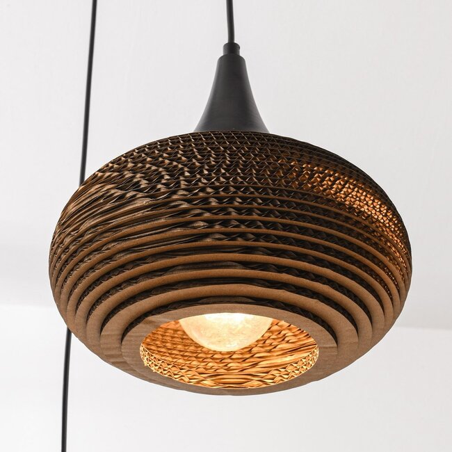 6-światła lampa wisząca z kartonu - Sferra