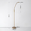 Lampa podłogowa Lumina brązowa z wbudowanymi diodami LED i regulowaną temperaturą barwową