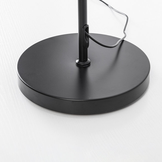 Lampa podłogowa Lumina czarna z wbudowanymi diodami LED i regulowaną temperaturą barwową