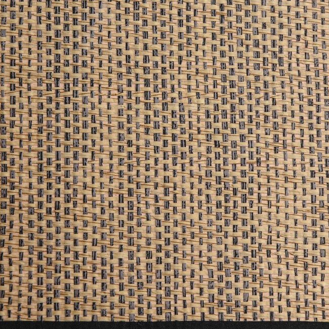 2-światła nowoczesna lampa wisząca Esmora czarna z owalnym kloszem z tkaniny