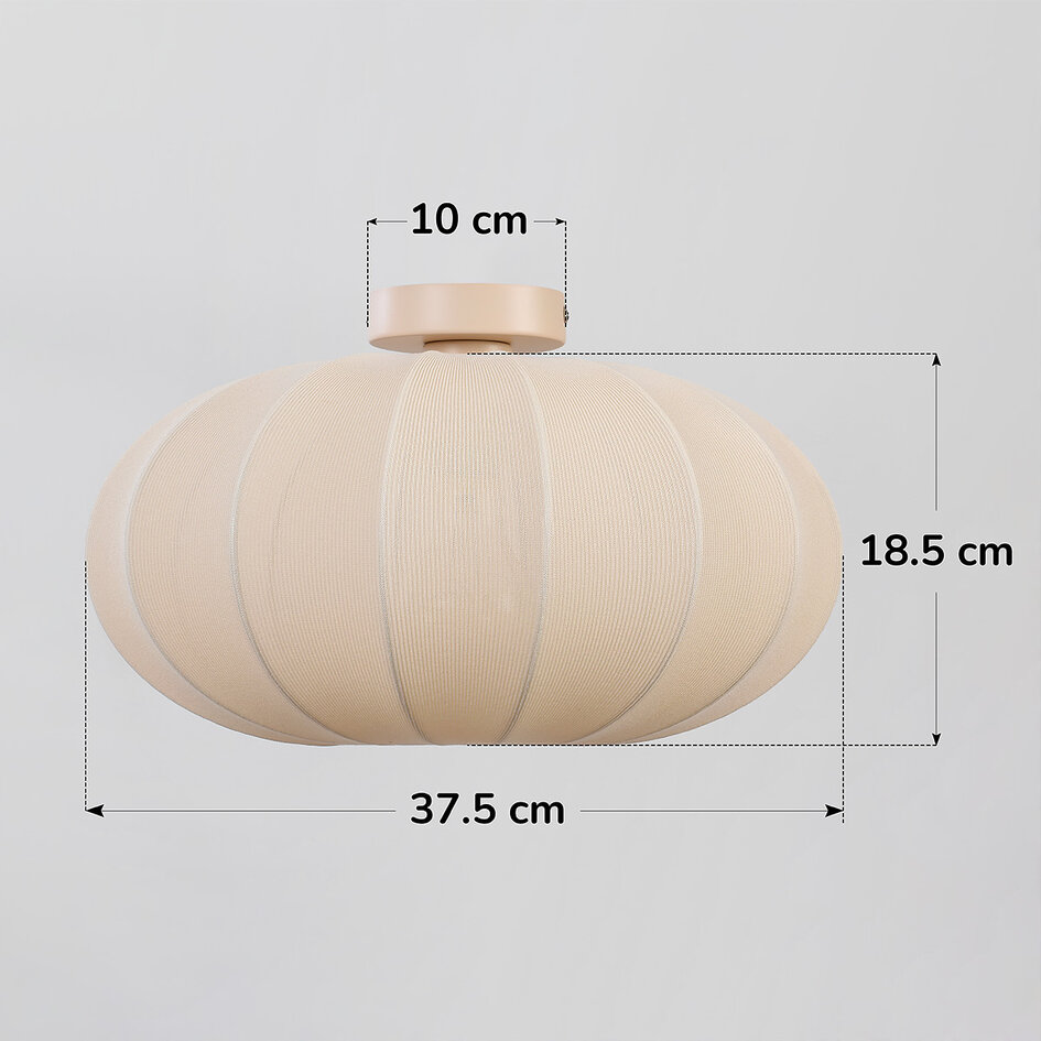 Japandi Lampa Sufitowa Linen