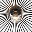 Lampa sufitowa Cirque z czarnego metalu