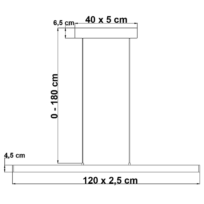 Regulowana minimalistyczna lampa wisząca Andre, czarna ze wzorem drewna - 3-stopniowo ściemnialne