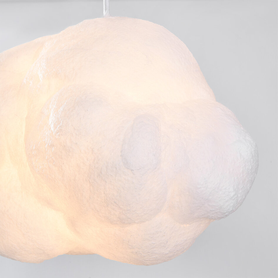 Biała lampa wisząca w kształcie chmury Kumo 30 cm – lampa chmura