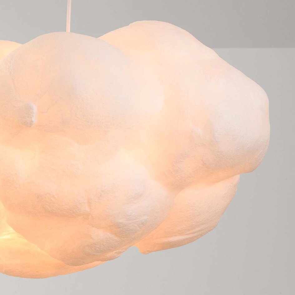 Biała lampa wisząca w kształcie chmury Kumo 90 cm – lampa chmura