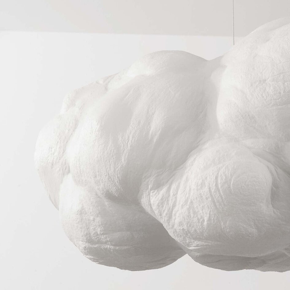 Biała lampa wisząca w kształcie chmury Kumo 90 cm – lampa chmura