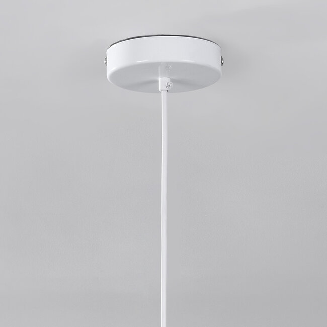 Lampa wisząca Wabi-Sabi Hana z białym efektem kamienia - Ø28 x 50 cm