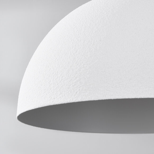 Nowoczesna lampa wisząca Wabi-Sabi Sabi z białym efektem kamienia - Ø40 cm