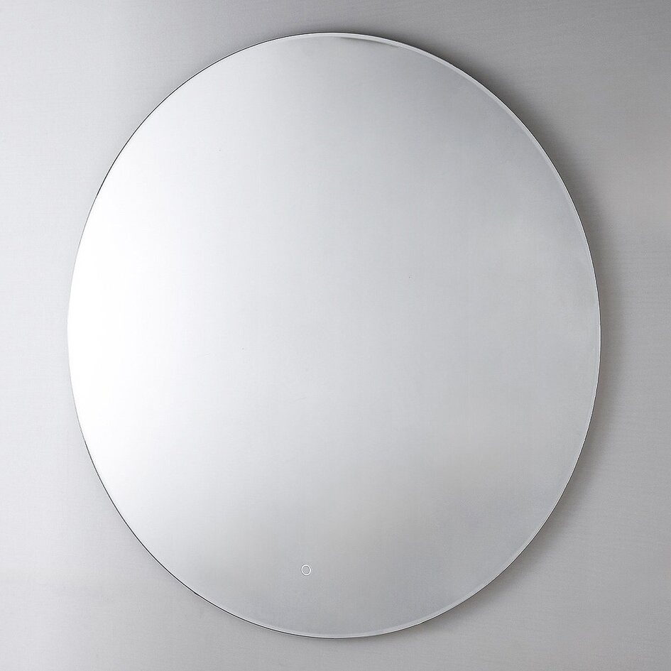 Lustro łazienkowe Reflecta Ø100 cm – ściemnianie dotykowe, regulacja koloru, z ogrzewaniem