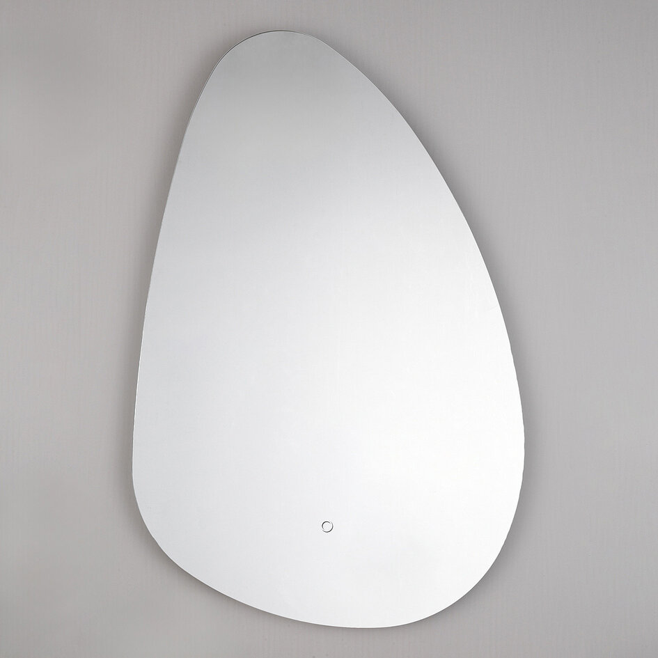 Lustro łazienkowe Glimmer 60 x 90 cm – ściemnianie dotykowe, regulacja koloru z ogrzewaniem