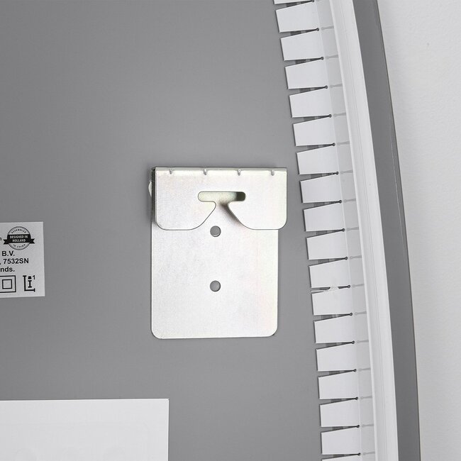 Lustro łazienkowe Glimmer 60 x 90 cm – ściemnianie dotykowe, regulacja koloru z ogrzewaniem