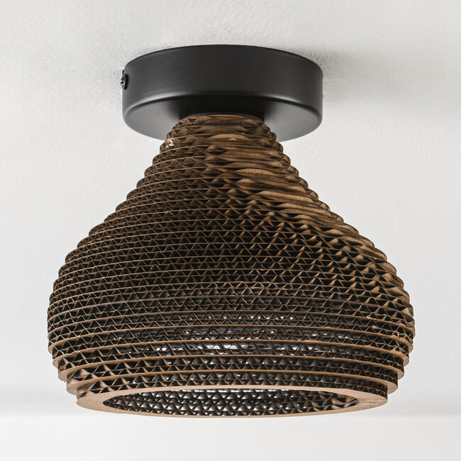 1-światło lampa sufitowa z kartonu - Papilla