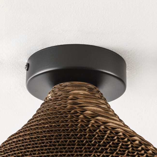 1-światło lampa sufitowa z kartonu - Papilla