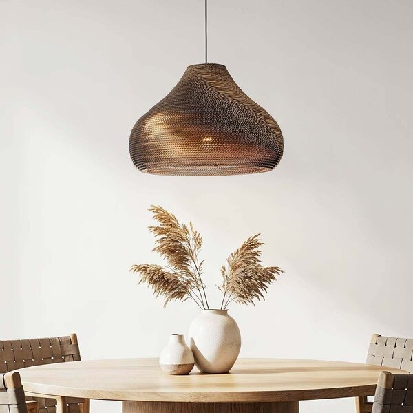 Kartonowa lampa wisząca Ø50 cm - Veela