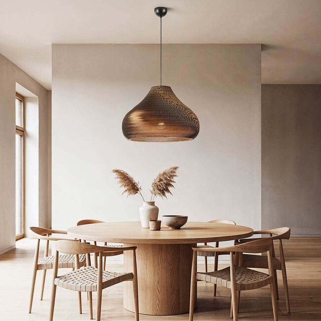 Kartonowa lampa wisząca Ø60 cm - Veela