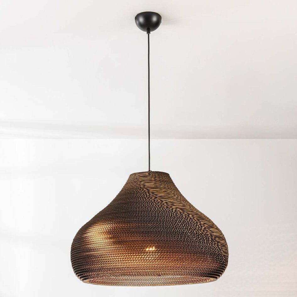 Kartonowa lampa wisząca Ø60 cm - Veela