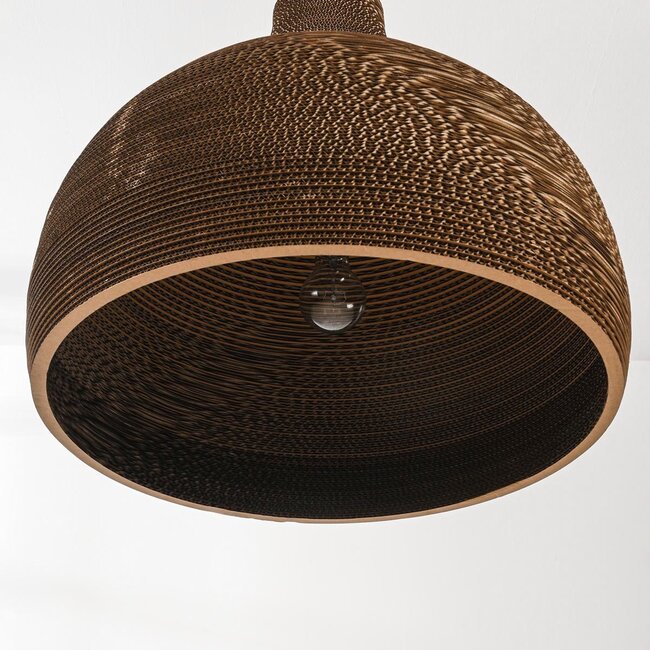 Lampa wisząca z kartonu Soluna - Ø60 cm