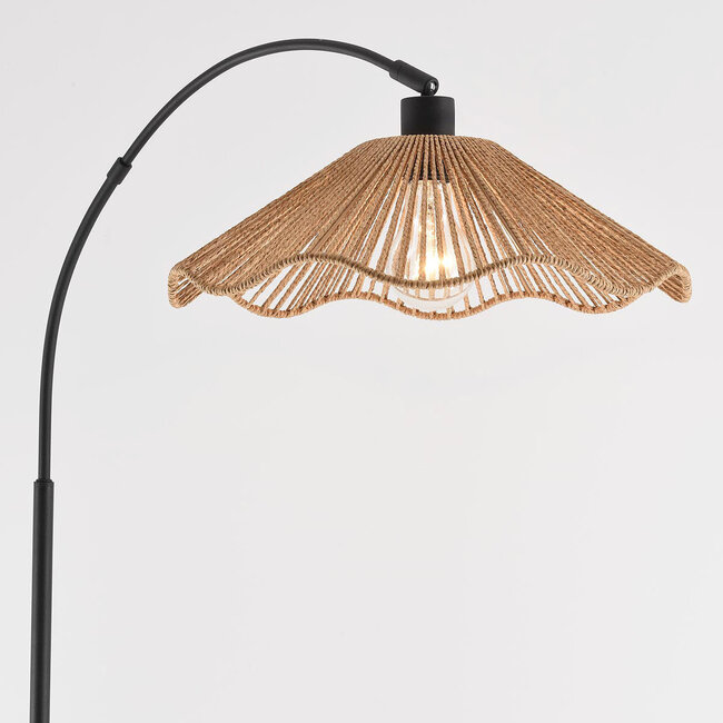 Nowoczesna lampa podłogowa w stylu boho - Hua