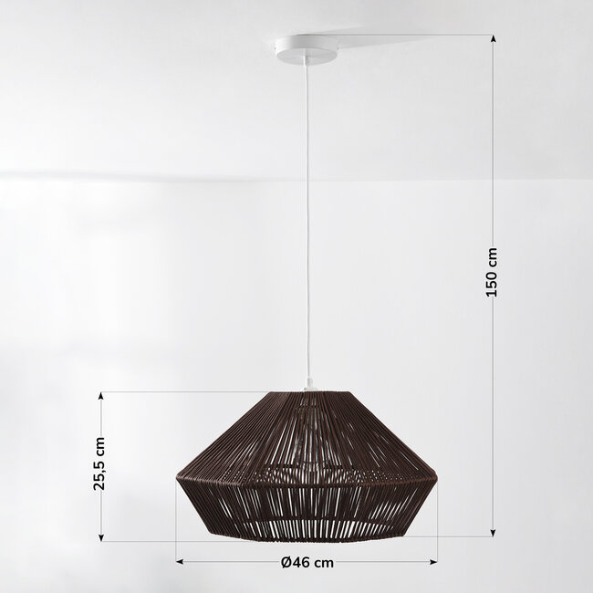 Boho-chic lampa wisząca Mizu