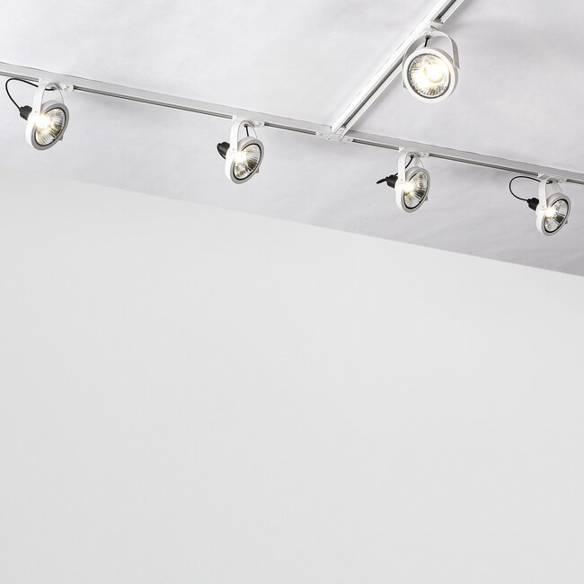 1-fazowy system szynowy 3 metry z reflektorami szynowymi AR111 Beam