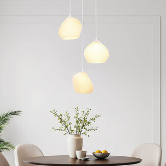 Nowoczesna lampa wisząca Dayin drukowana w 3D, 3 światła