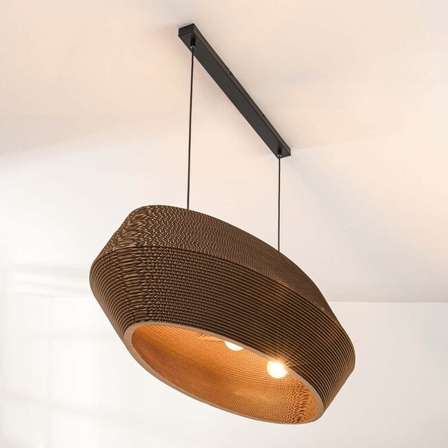 3 światła kartonowa lampa wisząca Caryo