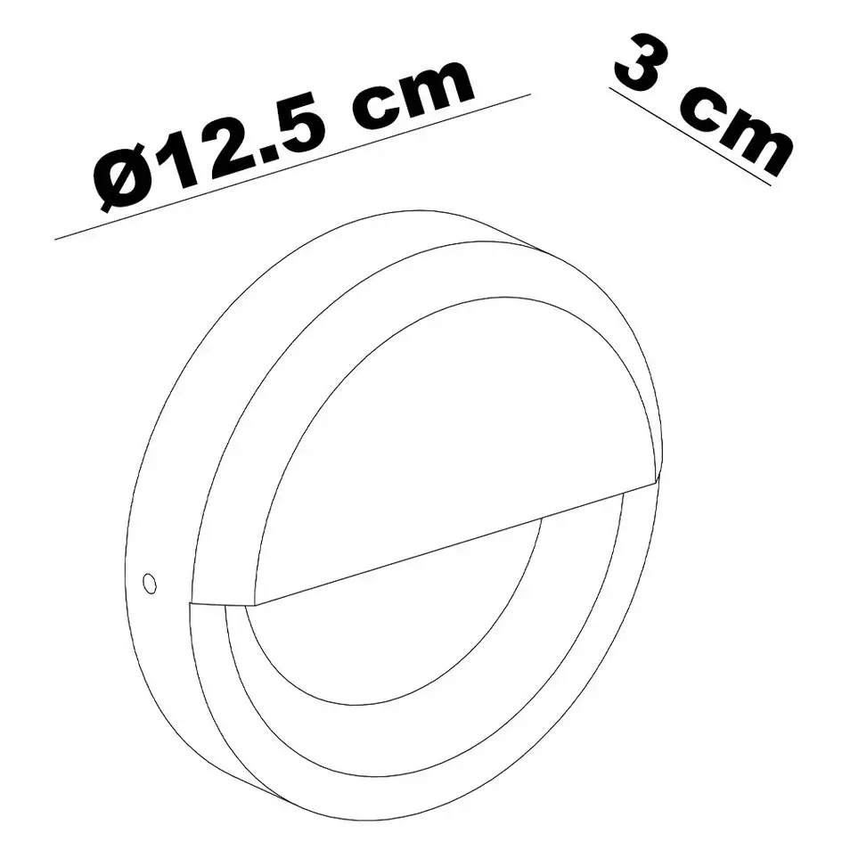 Lampa łazienkowa Milano - antracytowa