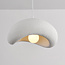 Lampa wisząca Wabi-Sabi Zenji 40 x 27 cm z efektem kamienia - białe