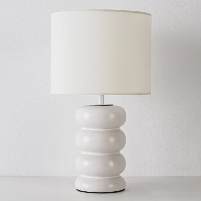 Ceramiczna lampka stołowa Sofara - biała