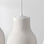 Lampa wisząca Wabi-Sabi Hikari z białym efektem kamienia, 3 światła