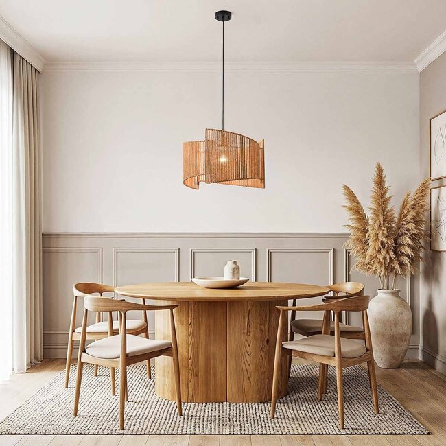 Lampa wisząca Halat z plecionej liny