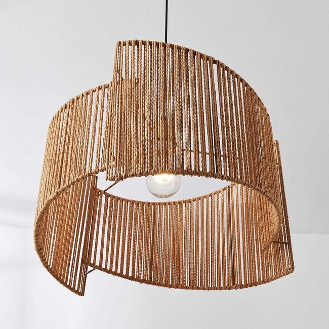 Lampa wisząca Halat z plecionej liny