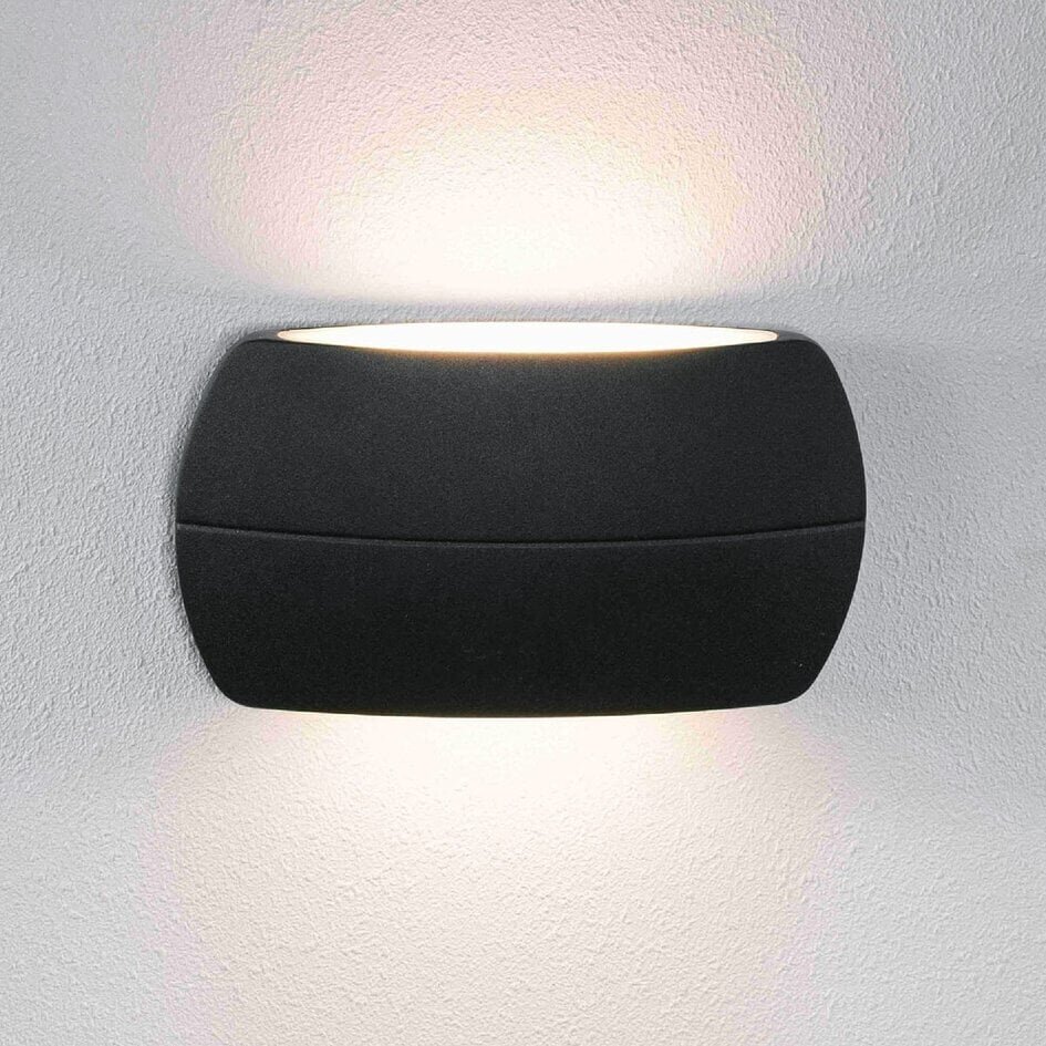 Nowoczesna kinkietowa lampa ścienna do łazienki Ruby – czarna