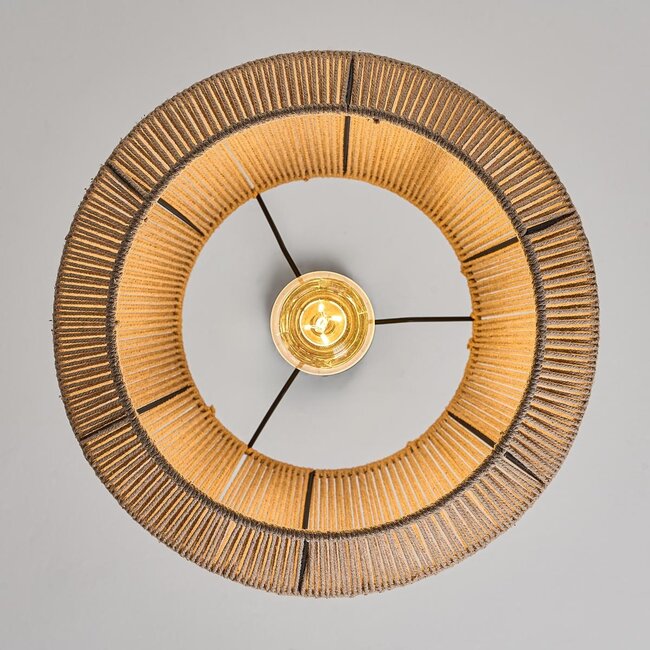 Lampa wisząca Koton z naturalnego sznura bawełnianego