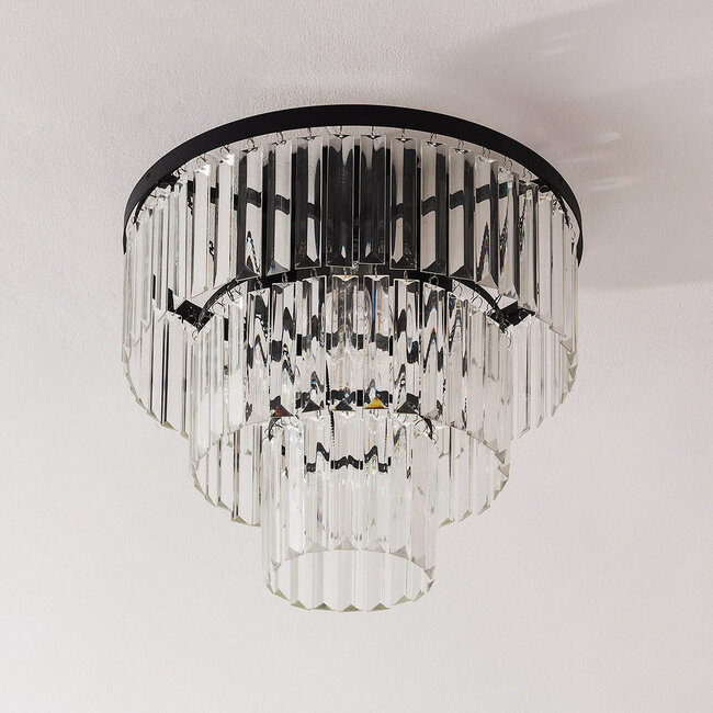 Luksusowa lampa sufitowa z przezroczystym szkłem - Royce