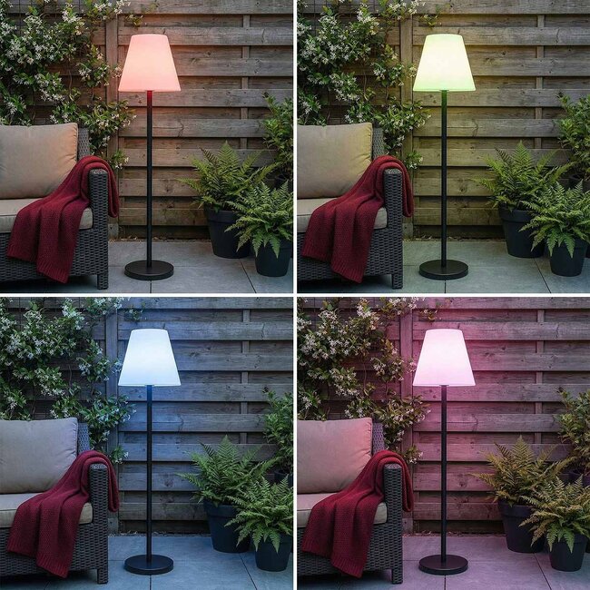 Solarna lampa podłogowa Verdi - 113 cm