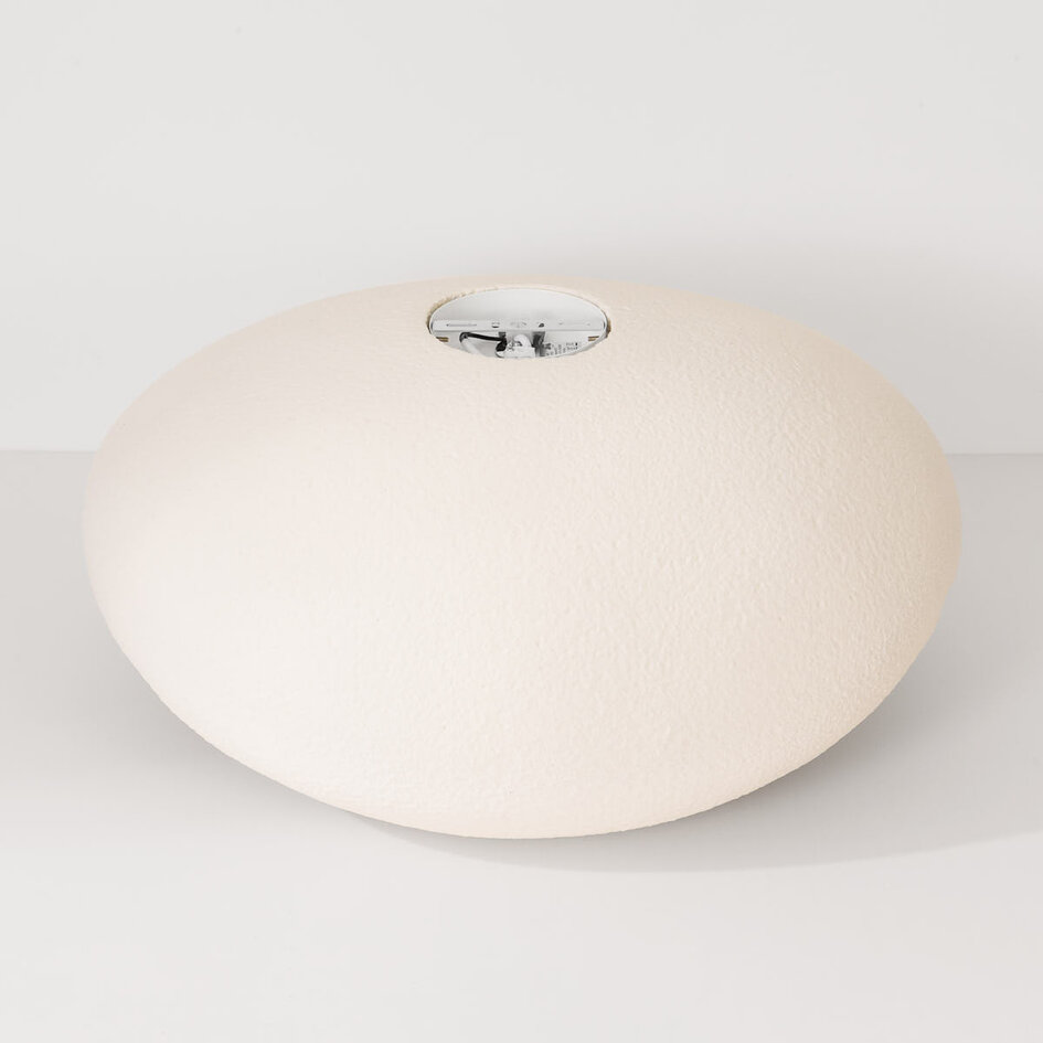 Lampa sufitowa Wabi-Sabi Kawa z białym efektem kamienia - 60 cm