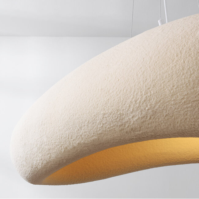 Lampa wisząca Wabi-Sabi Numa 105 x 33 cm - piaskowy beż
